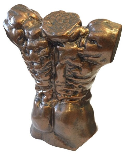 Rodin Male Nude Torso Collectible Statues Replicas Historical Exhibition